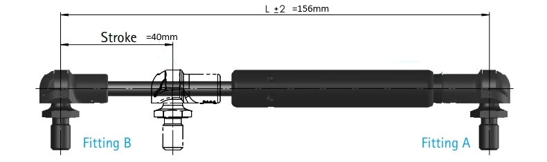 SUSPA Part Number <br> 16-1-72.5-45-A201-B201 -50N